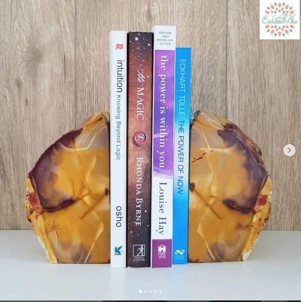 Mookaite Jasper Book Ends.